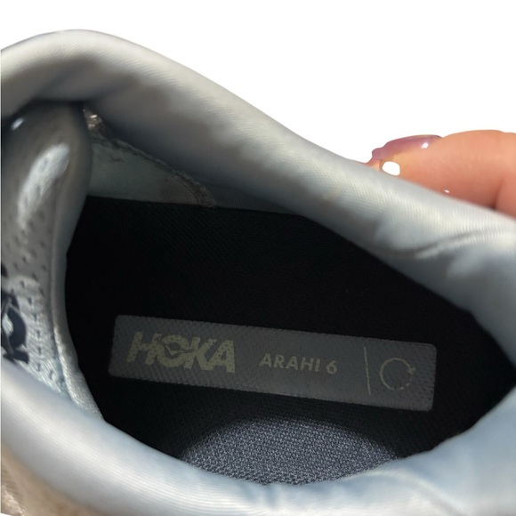 Hoka One One Arahi 6 Women’s Running Shoes Sz 10.5B Blue/Gray Stability Comfort - Picture 10 of 14